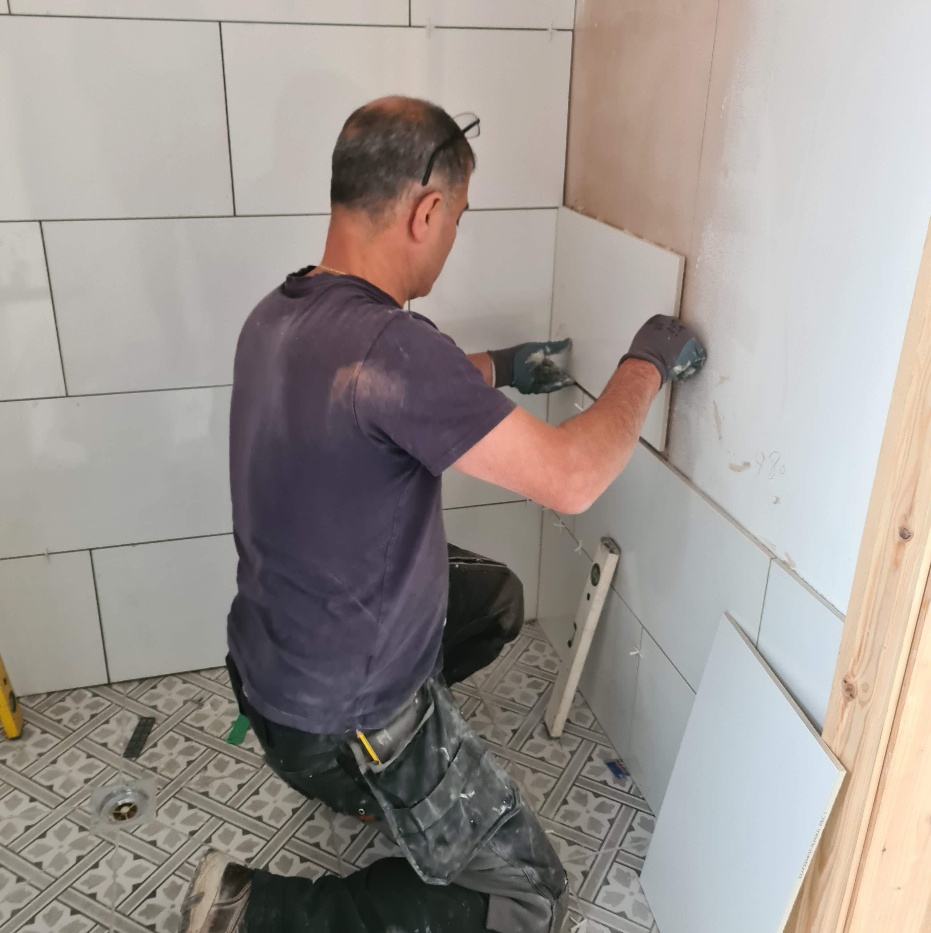 Interior wall panelling work